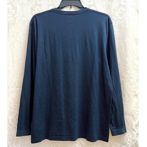 L.L. Bean Mens Carefree Unshrinkable Traditional Fit Long Sleeve Tee Size L Tall - Picture 2 of 4